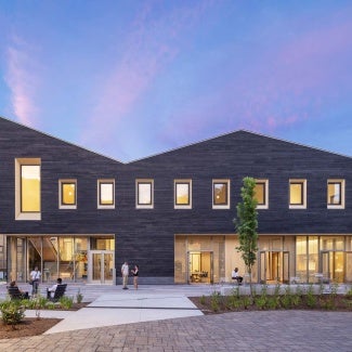 Exterior facade of Davis Center